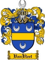 Vanvleet coat of arms family crest download