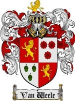 Vanweele coat of arms family crest download
