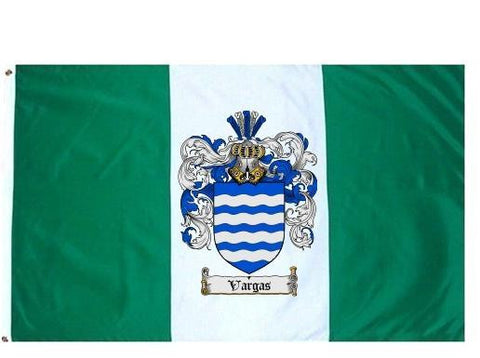 Vargas family crest coat of arms flag