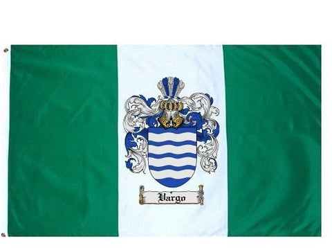 Vargo family crest coat of arms flag