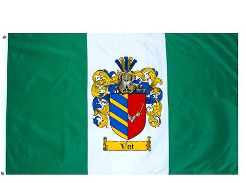 Veit family crest coat of arms flag