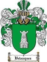 Velazquez coat of arms family crest download