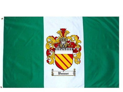 Venner family crest coat of arms flag