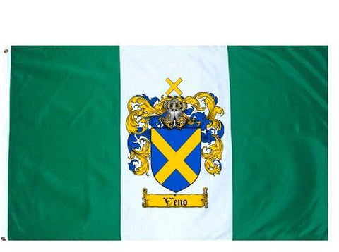 Veno family crest coat of arms flag