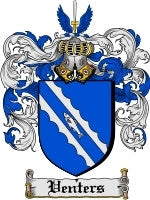 Venters coat of arms family crest download