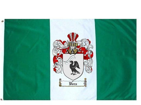 Vera family crest coat of arms flag