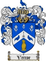 Vercoe coat of arms family crest download