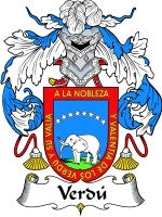 Verdu coat of arms family crest download