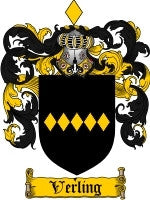 Verling coat of arms family crest download