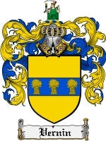 Vernin coat of arms family crest download