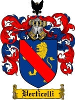 Verticelli coat of arms family crest download