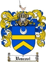 Vescovi coat of arms family crest download