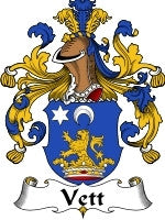 Vett coat of arms family crest download