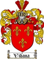 Vidana coat of arms family crest download