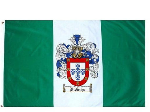 Vidinha family crest coat of arms flag