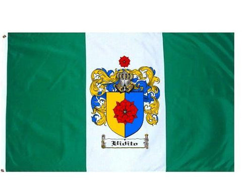 Vidito family crest coat of arms flag