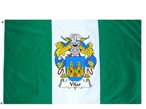 Vilar family crest coat of arms flag