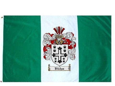 Vilches family crest coat of arms flag