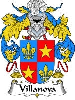 Villanova coat of arms family crest download