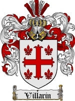 Villarin coat of arms family crest download