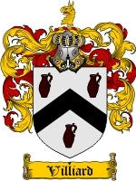 Villiard coat of arms family crest download