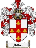 Villier coat of arms family crest download