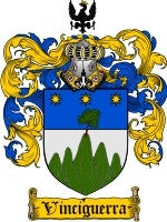 Vinciguerra coat of arms family crest download