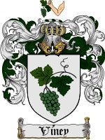 Viney coat of arms family crest download