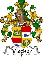 Vischer coat of arms family crest download