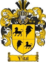 Vital coat of arms family crest download