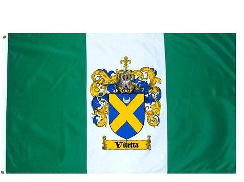 Vitetta family crest coat of arms flag