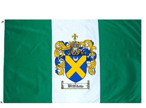 Vittitow family crest coat of arms flag