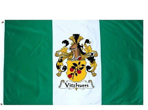 Vitzhum family crest coat of arms flag