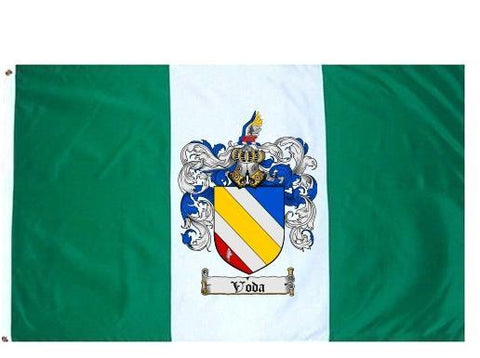 Voda family crest coat of arms flag