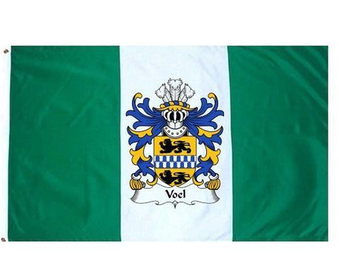 Voel family crest coat of arms flag