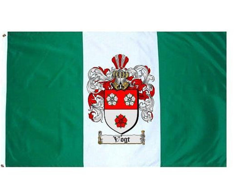 Vogt family crest coat of arms flag