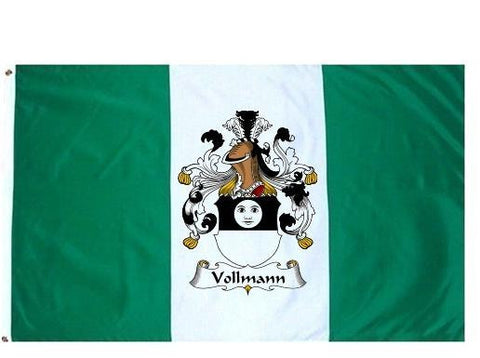 Vollmann family crest coat of arms flag