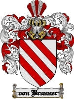 Von'Brunner coat of arms family crest download