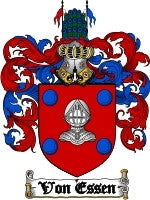 Von'Essen coat of arms family crest download