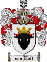 Von'Hoff coat of arms family crest download
