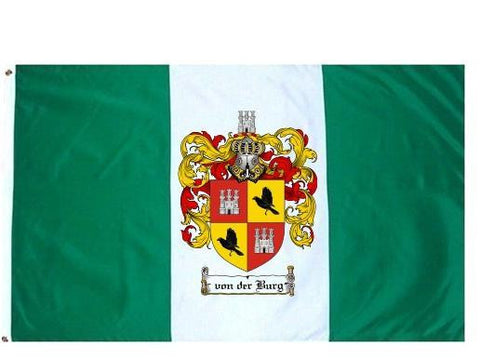 Vonderburg family crest coat of arms flag