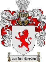 Vonderheyden coat of arms family crest download