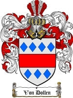 Vondollen coat of arms family crest download