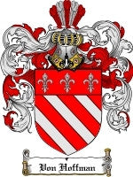 Vonhoffman coat of arms family crest download