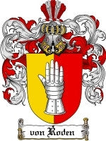 Vonroden coat of arms family crest download