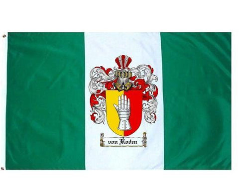 Vonroden family crest coat of arms flag