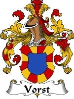 Vorst coat of arms family crest download