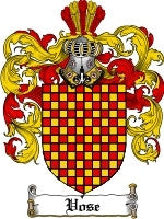Vose coat of arms family crest download