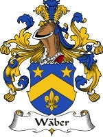 Waber coat of arms family crest download