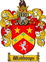 Waddoups coat of arms family crest download